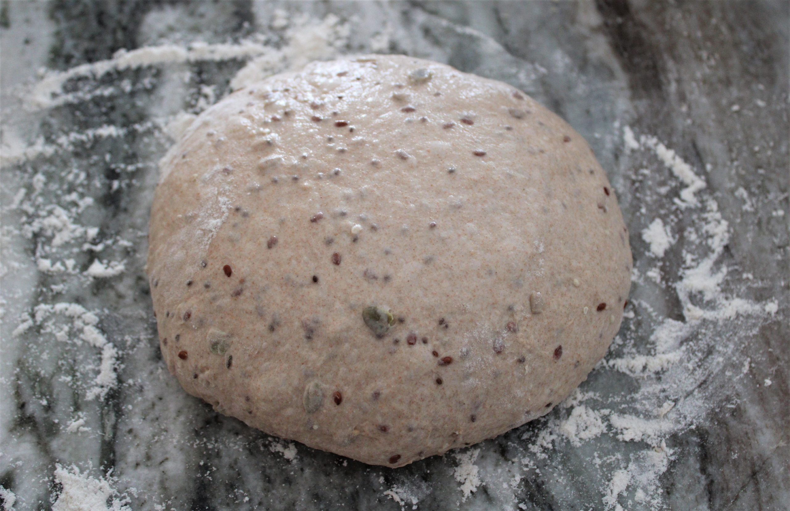 Rustic Sesame and Super Seed Sourdough, Made With Red Wheat - Bubbling ...